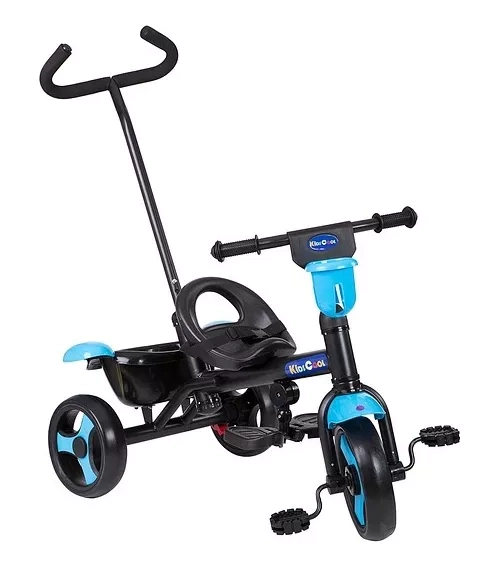 TRICICLO KIDSCOOL 2 EN 1 AZUL ROJO ROSA - 2