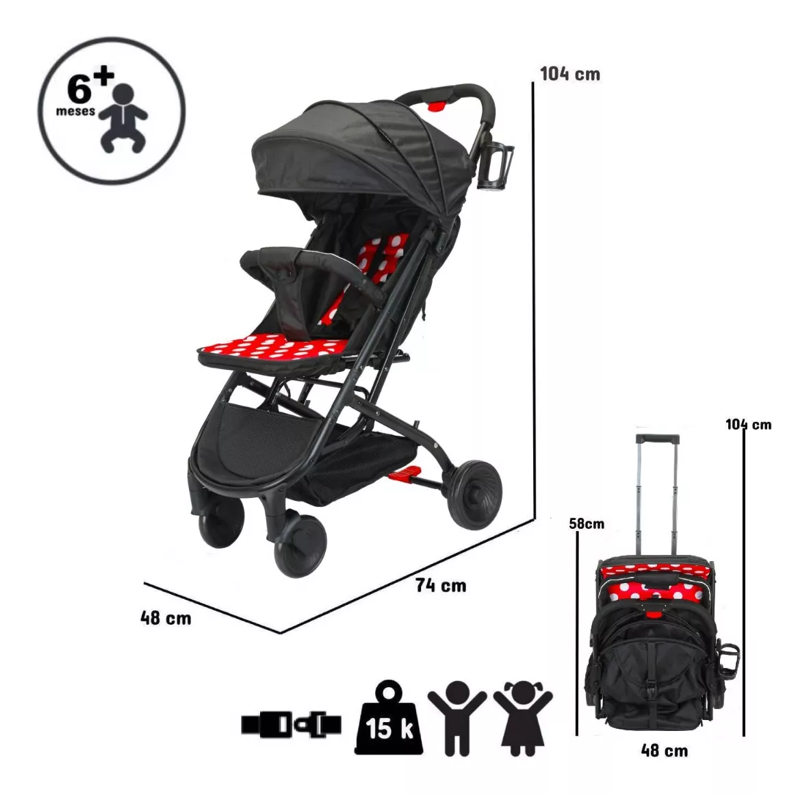 COCHE ULTRA COMPACTO KIDSCOOL MIMO - 3