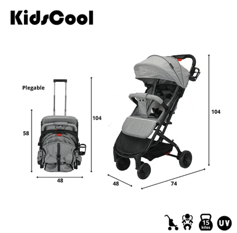 COCHE ULTRA COMPACTO KIDSCOOL MIMO - 3