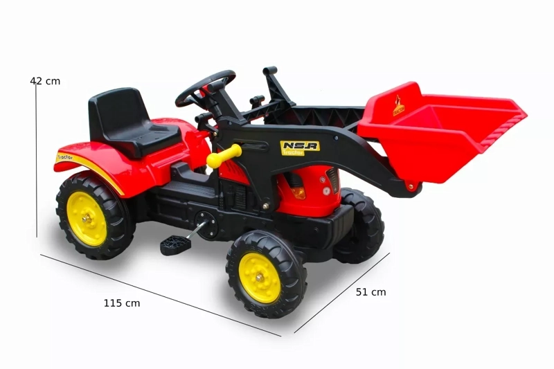 GO KART KIDSCOOL RETROEXCAVADORA ROJA - 3003 - 2