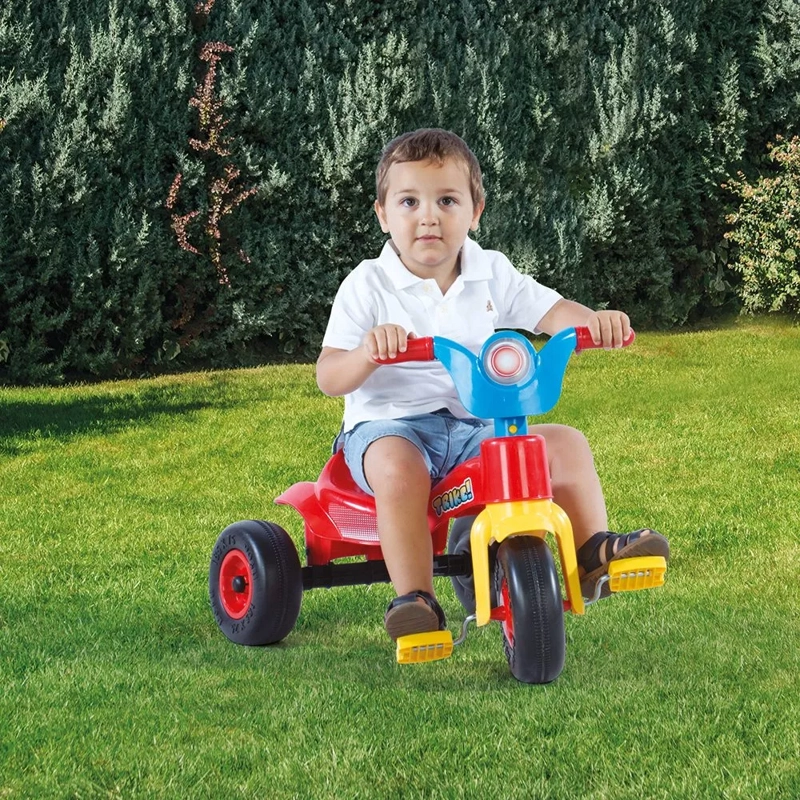 TRICICLO KIDSCOOL PEDALES CITY ROJO - 7040 - 3