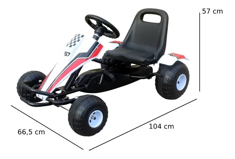 GO KART KIDSCOOL RACING BLANCO - 2022 - 4