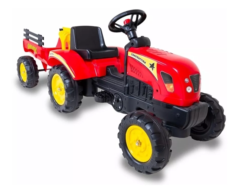 GO KART KIDSCOOL TRACTOR CON CARRO ROJO - 3001 - 1