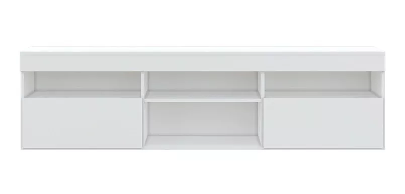 RACK BE DESIGN BLANCO PARIS CON DOS PUERTAS MP3308.0001 - 2