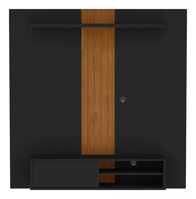 RACK BE DESIGN NEGRO PARED CARAMELO JB5024-NG - 2