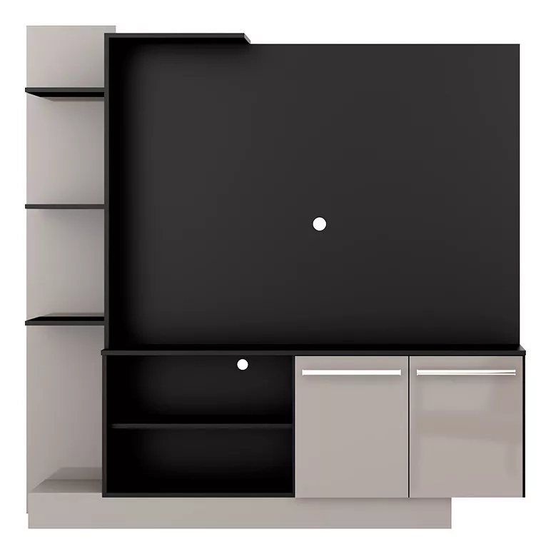 RACK TV COLUMBIA NEGRO/GRIS BE DESIGN 2473.0015 - 4
