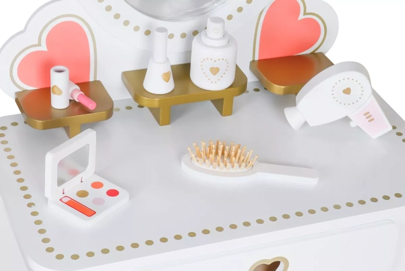 TOCADOR KIDSCOOL LOVE CON ACCESORIOS BLANCO - 3