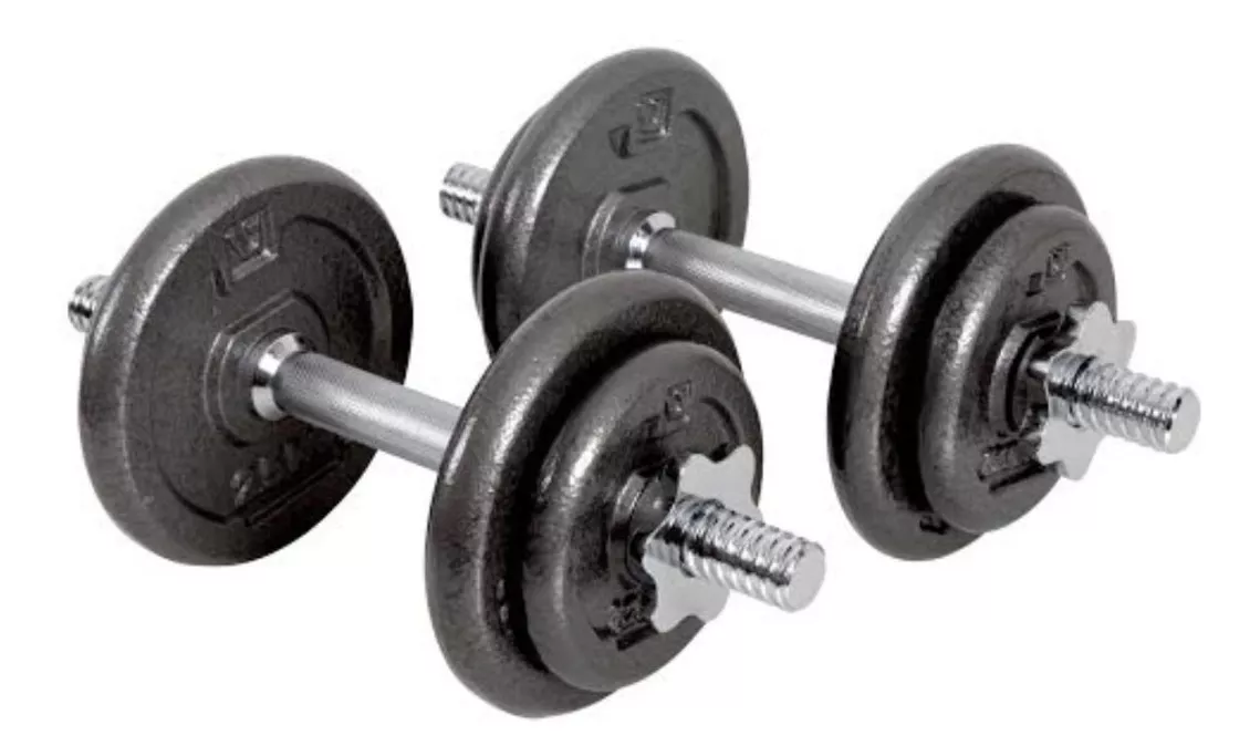SET MANCUERNAS LIVE UP ALEACIÓN 20 KG LS2333B - 2