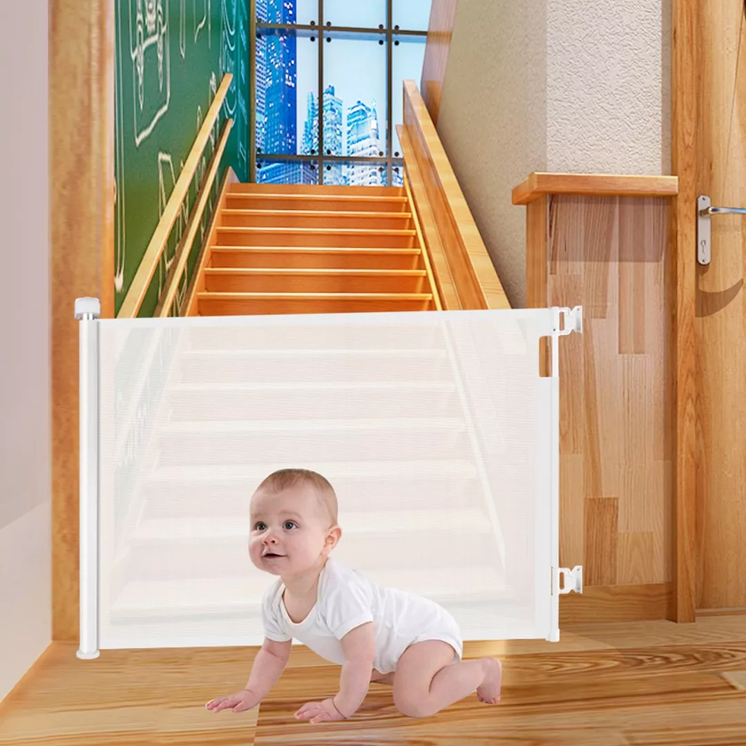 PUERTA DE SEGURIDAD RETRACTIL PARA BEBÉS Y MASCOTAS KIDSCOOL - SH20006D - 3