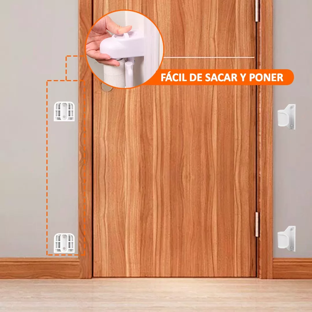 PUERTA DE SEGURIDAD RETRACTIL PARA BEBÉS Y MASCOTAS KIDSCOOL - SH20006D - 5