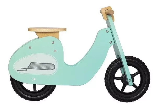 BICICLETA KIDSCOOL VESPA APRENDIZAJE MADERA W16C140 TURQUESA - 3