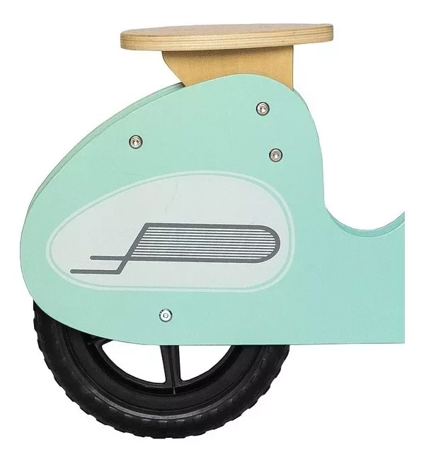 BICICLETA KIDSCOOL VESPA APRENDIZAJE MADERA W16C140 TURQUESA - 4