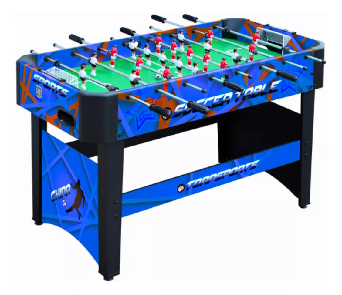TACA TACA FUTBOL COLORES CAFÉ / AZUL - KIDSCOOL - TS-4830-BLUE - 1