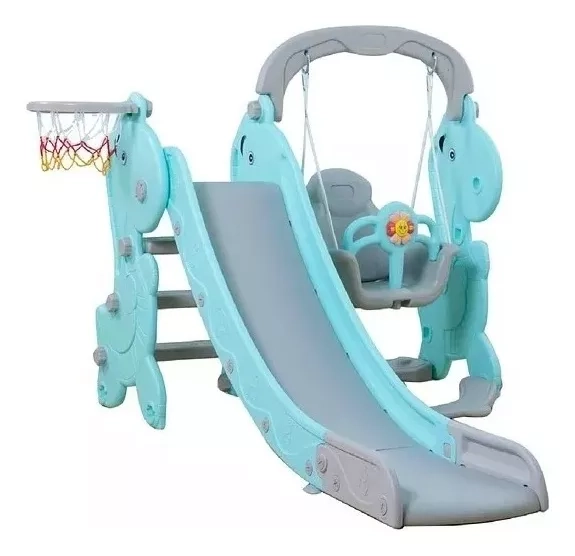 SET PLASTICO 3 EN 1 KIDSCOOL SET RESBALIN 3 EN 1 HAPPY - 1