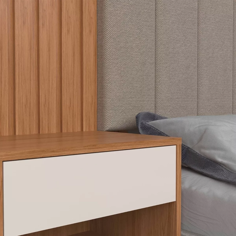 SET RESPALDO BE DESIGN CAMA ZARA RÚ 6566 2 PLAZAS CARAMELO - 5