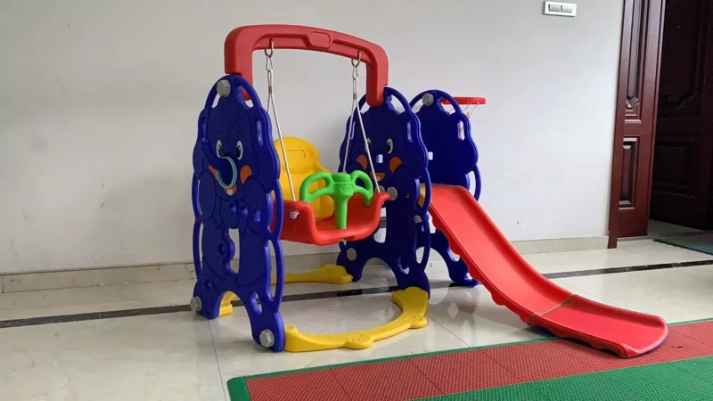 RESBALIN KIDSCOOL ELEFANTE 4 EN 1 ARO Y COLUMPIO AZUL - YG-2023-11 - 4
