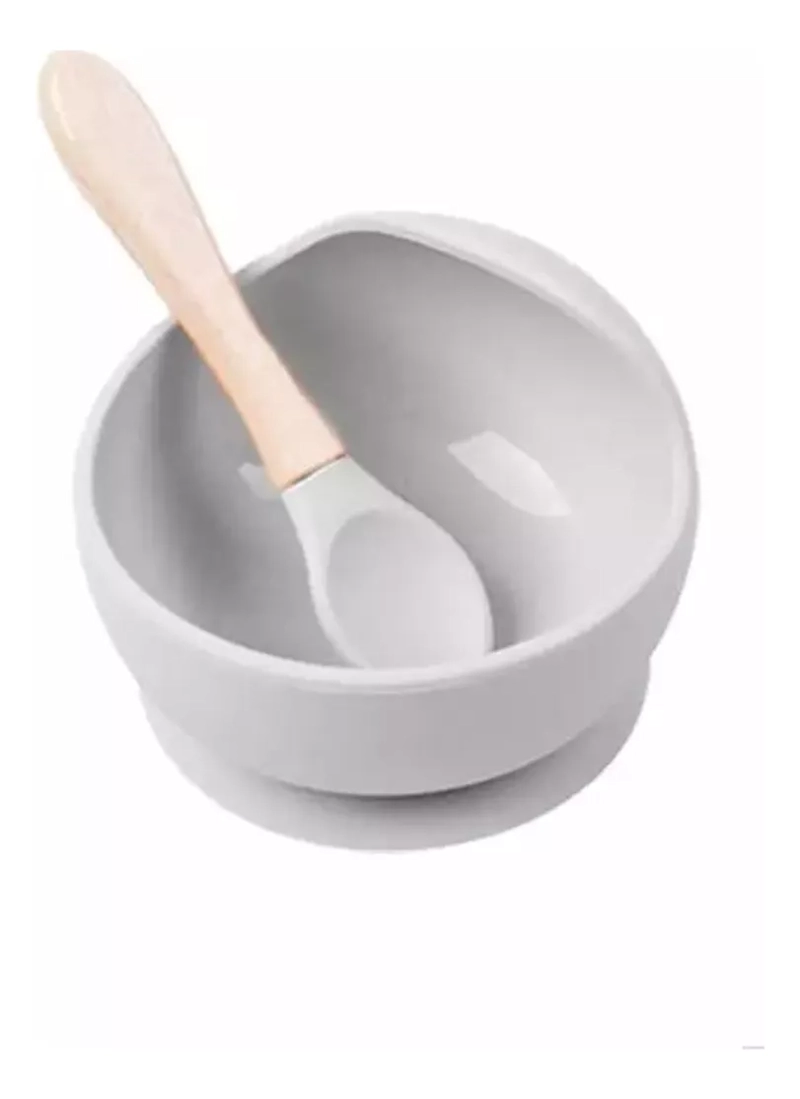 KIT KIDSCOOL UTENSILIOS BEBÉS SILICONA 6 PIEZAS ECOBABY 423682 BLANCO - 4
