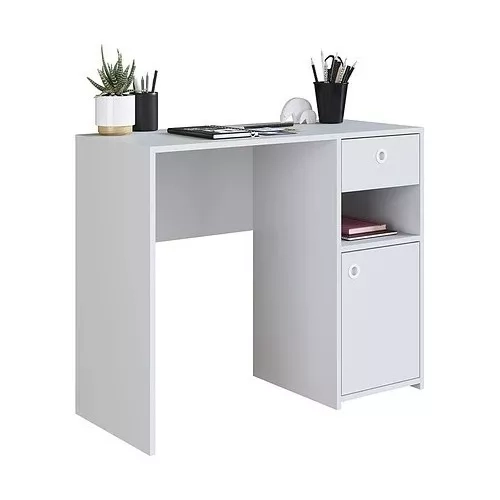 ESCRITORIO CON CAJONES MONTREAL BLANCO - BE DESIGN - ES908BR - 1