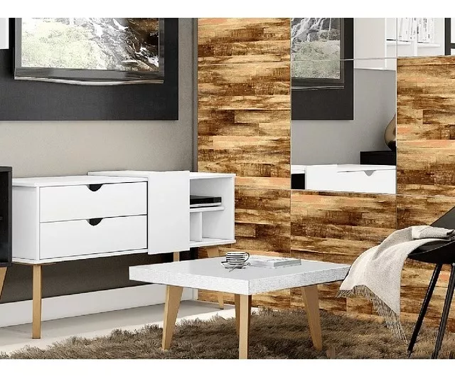 MESA DE CENTRO BE DESIGN NORDIC 600 FK 510GLT M BLANCO - 3