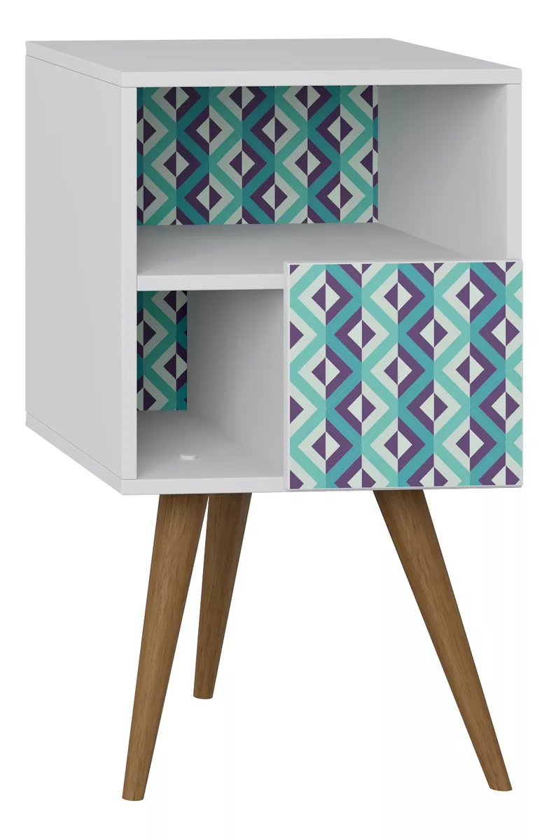 MESA LATERAL BE DESIGN RETRO 1008 1238113 BLANCO - 1