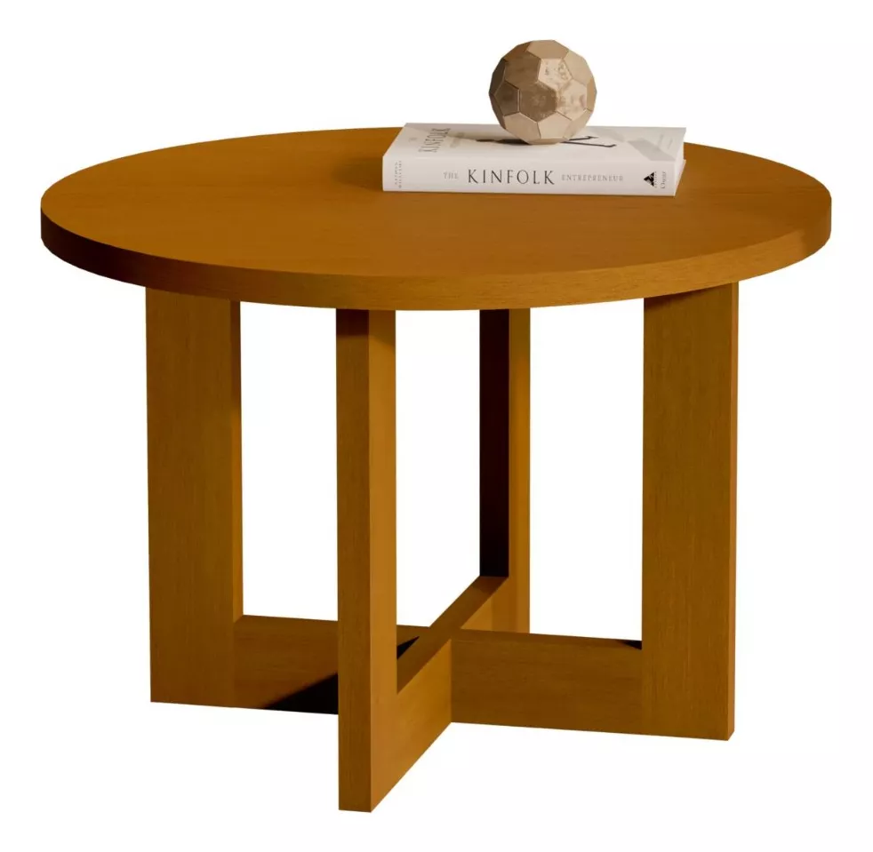 MESA CENTRO KIDSCOOL REDONDA BE DESIGN JB8001 CA CARAMELO - 1