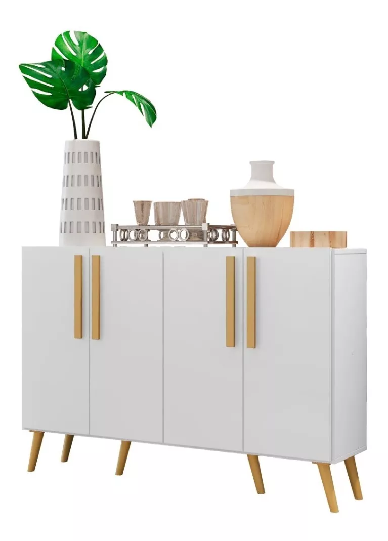 BUFFET BE DESIGN 4 PUERTAS BLANCO RETRO VIENA MP3606.0003 - 2