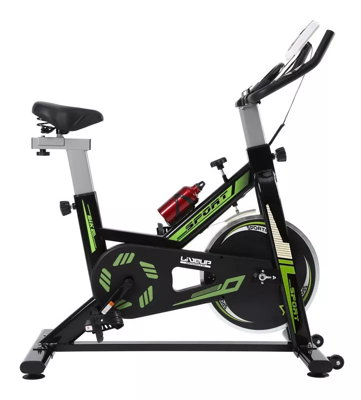BICICLETA SPINNING LIVE SPORTS ES-7801 INTENSITY GREY 6 KG - 1