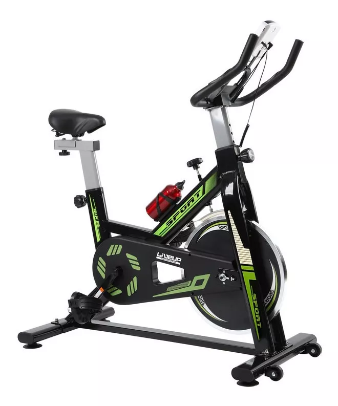 BICICLETA SPINNING LIVE SPORTS ES-7801 INTENSITY GREY 6 KG - 2