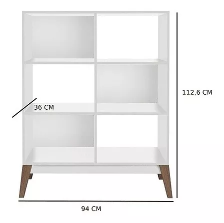ESTANTE BAJO PEQUIM BLANCO - BE DESIGN - 0807.0002 - 3