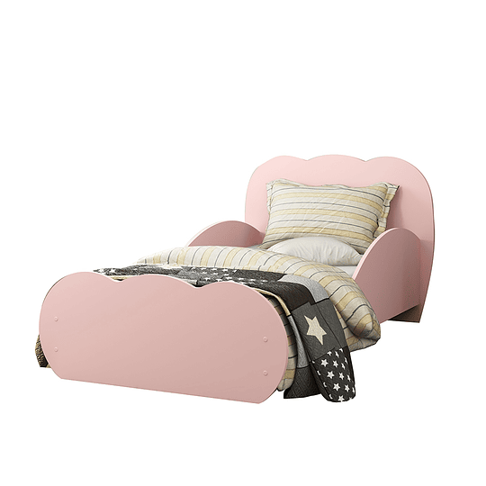 MINI CAMA NUBE CLOUD ROSADA - KIDSCOOL - 1