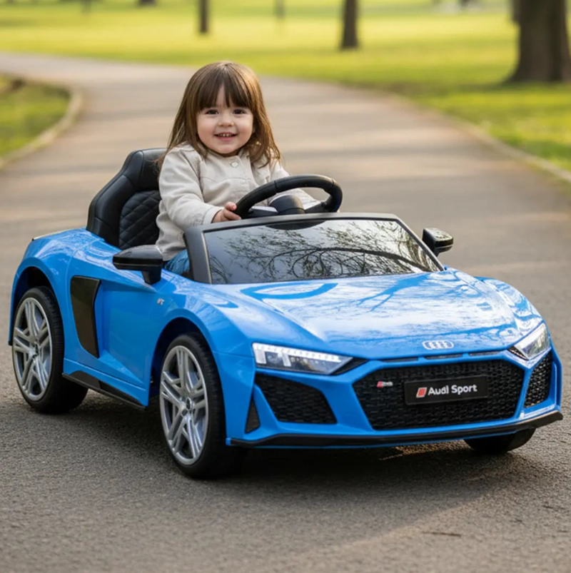 AUTO KIDSCOOL AZUL AUDI R8 SPYDER BATERIA - 6