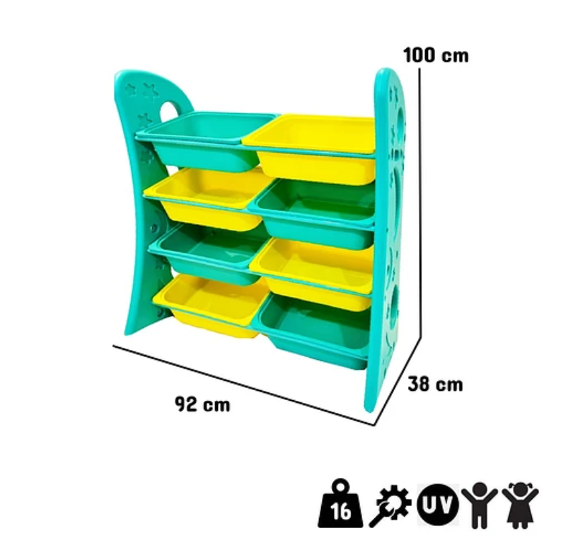 ORGANIZADOR KIDSCOOL SUNNY 8 VERDE - 4