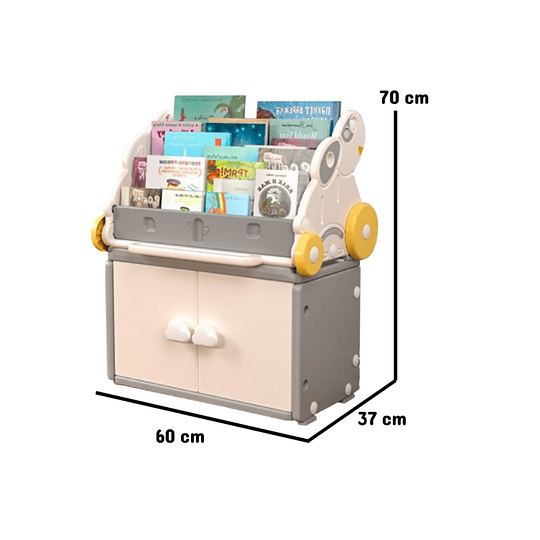 ORGANIZADOR KIDSCOOL SUNNY NUDE CON LIBRERO - 2