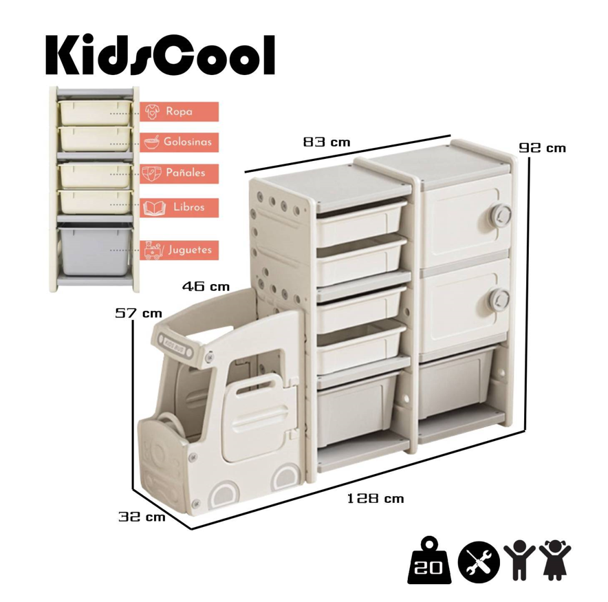 ORGANIZADOR KIDSCOOL SUNNY CAMION NUDE - 6