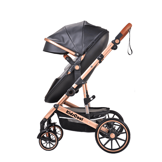 COCHE CUNA KIDSCOOL EGG 3 EN 1 NEGRO - 2
