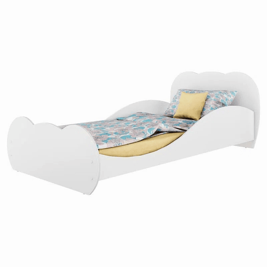 MINI CAMA KIDSCOOL NUBE BLANCA PREMIUN - 1