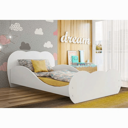 MINI CAMA KIDSCOOL NUBE BLANCA PREMIUN - 2