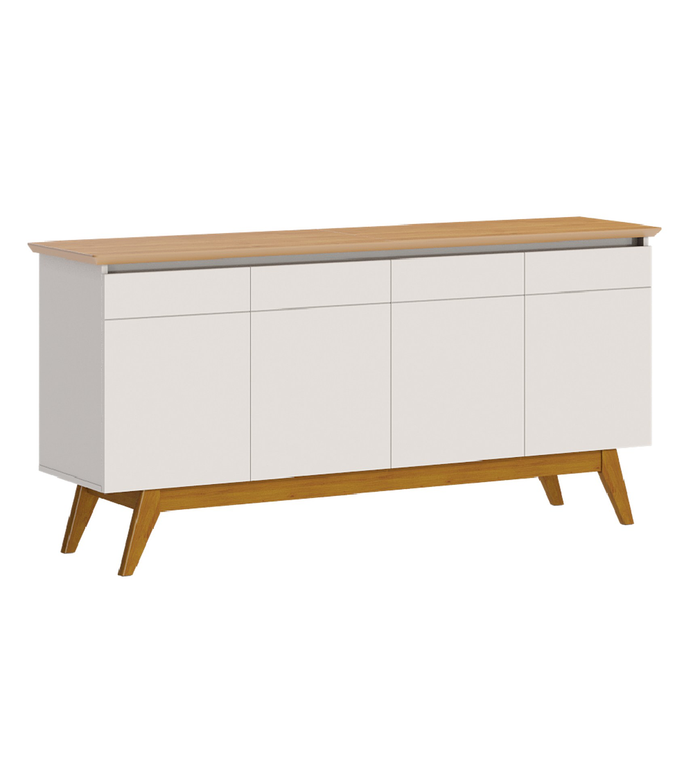 BUFFET BE DESIGN CLASSIC MDP BLANCO 66433 1.6 PUERTAS CARAMELO - 1