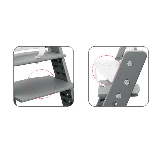 SILLA COMER KIDSCOOL MILANO GRIS - 2