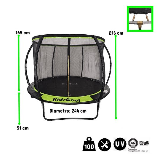 CAMA ELASTICA 8 PIES CURVE-PRO - 2