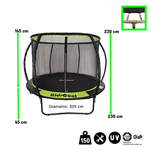 CAMA ELASTICA 10 PIES CURVE-PRO - 2