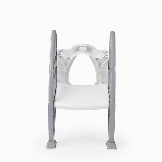 ASIENTO ENTRENADOR INODORO KIDSCOOL GRIS CON ESCALERA - 3