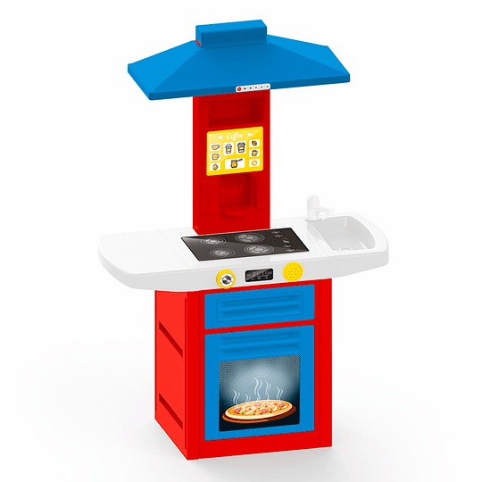 COCINA INFANTIL KIDSCOOL MULTICOLOR CHEF 4506 - 1