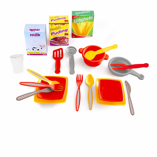 COCINA INFANTIL KIDSCOOL MULTICOLOR CHEF 4506 - 4