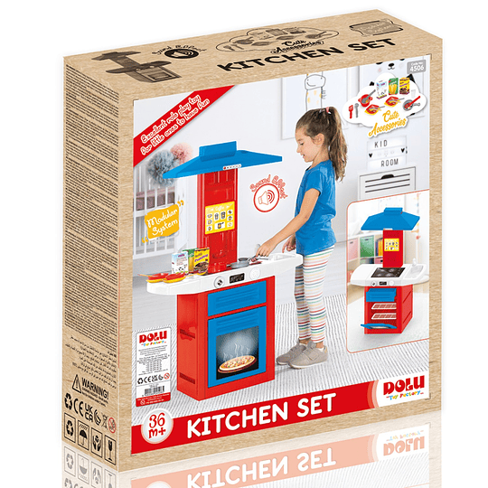 COCINA INFANTIL KIDSCOOL MULTICOLOR CHEF 4506 - 6
