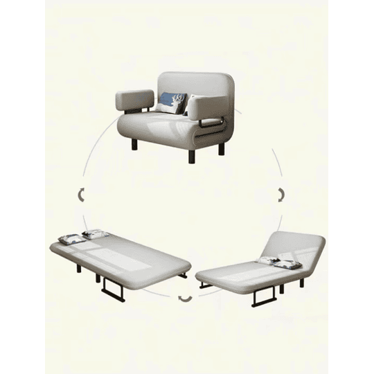 SOFÁ KIDSCOOL GRIS MINI CAMA INFANTIL 80CM - 5