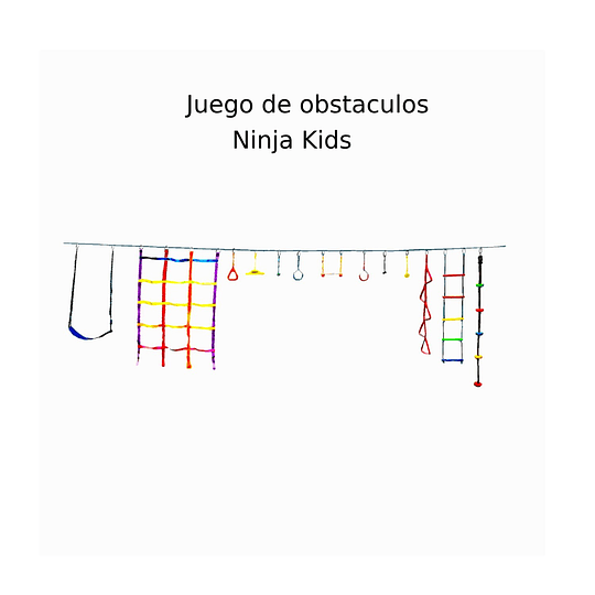 SET DE JUEGOS OBSTACULOS NINJA KIDS - 1