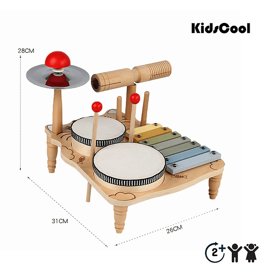 JUEGO DE BATERIA DIDACTICO MONTESSORI - 5