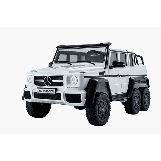 AUTO A BATERIA MERCEDES-BENZ G63 6X6 BLANCO 12V - 1