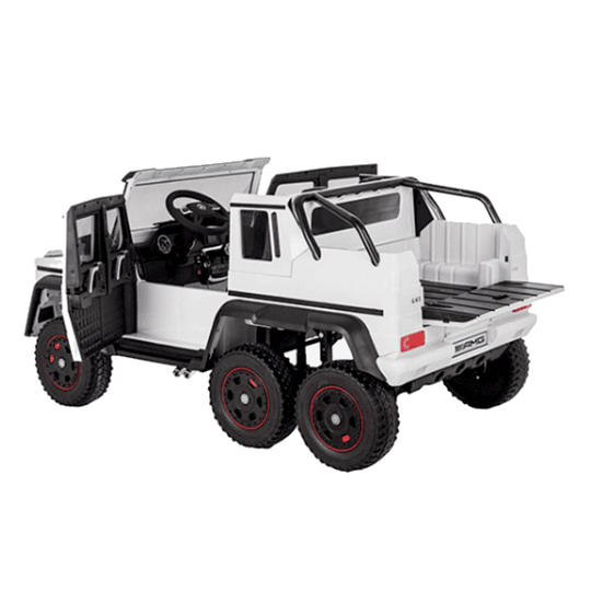 AUTO A BATERIA MERCEDES-BENZ G63 6X6 BLANCO 12V - 2